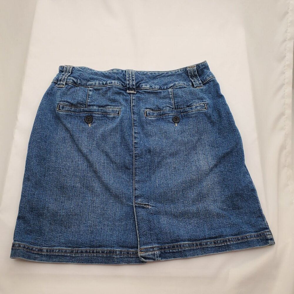 Vintage Y2k/90's Tommy Hilfiger denim CLASSIC Mini Skirt - size 4 - Picture 3 of 8